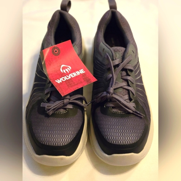 Wolverine - Men's Bolt DuraShocks Construction Shoe, Steel Gray, 9 X-Wide - Picture 1 of 6